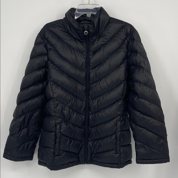 Calvin Klein Women's XXL Premium Duck Down Blend Black Puffer Jacket - Picture 12 of 14